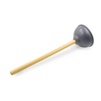 Environmental Protection Toilet Plunger with Wood Handles